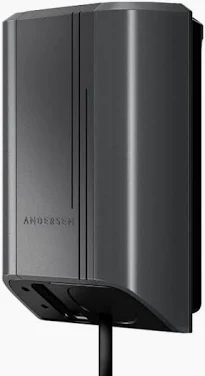Andersen Quartz 7kW tethered EV charger in graphite