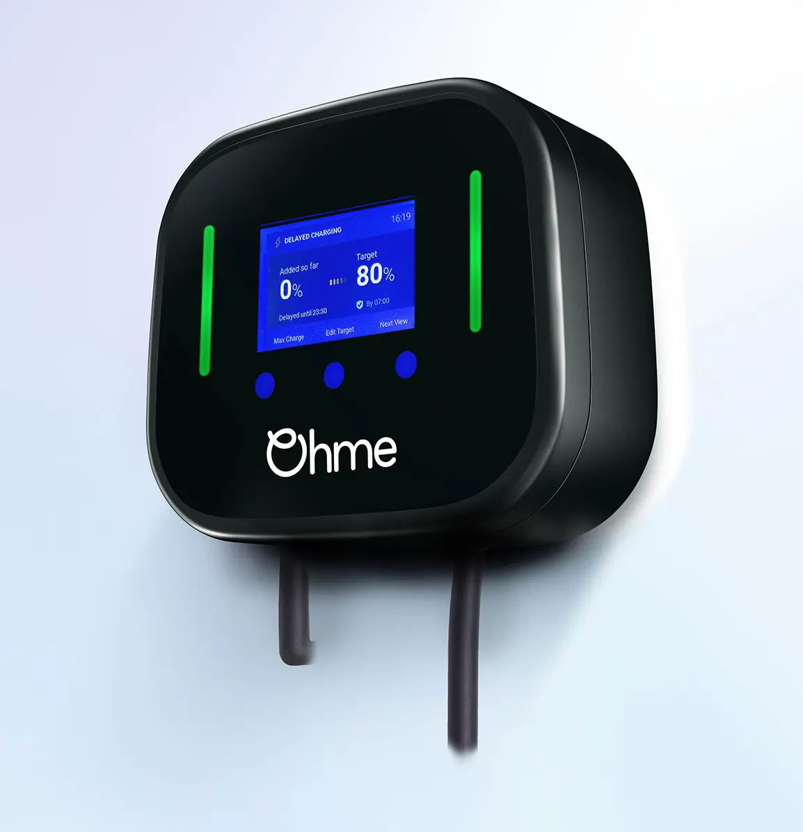 Ohme Home Pro 7kW EV charger with 5m tethered cable